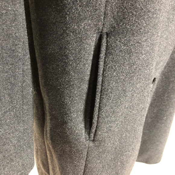 Nautica Gray Wool Blend 3/4 Coat - Picture 6 of 8